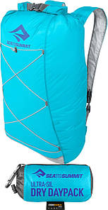 Рюкзак Sea to Summit Ultra-Sil Dry Day Pack (Blue Atoll), 22 л | Легкий, водонепроникний, компактно складається в чохол