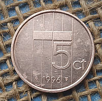 5 центiв 1996 року. Нiдерланди