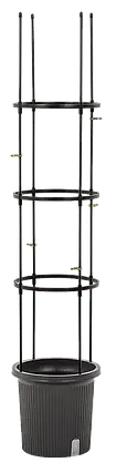 Комплект для вирощування томатів 11 л Cultivo TOMATO TUBE, опора + система поливу, фото 1