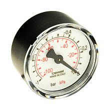 Манометр фронтальний для води Cewal Ø50 мм 1,6 бар (G 1/4") протиударний (Італія) 91459011