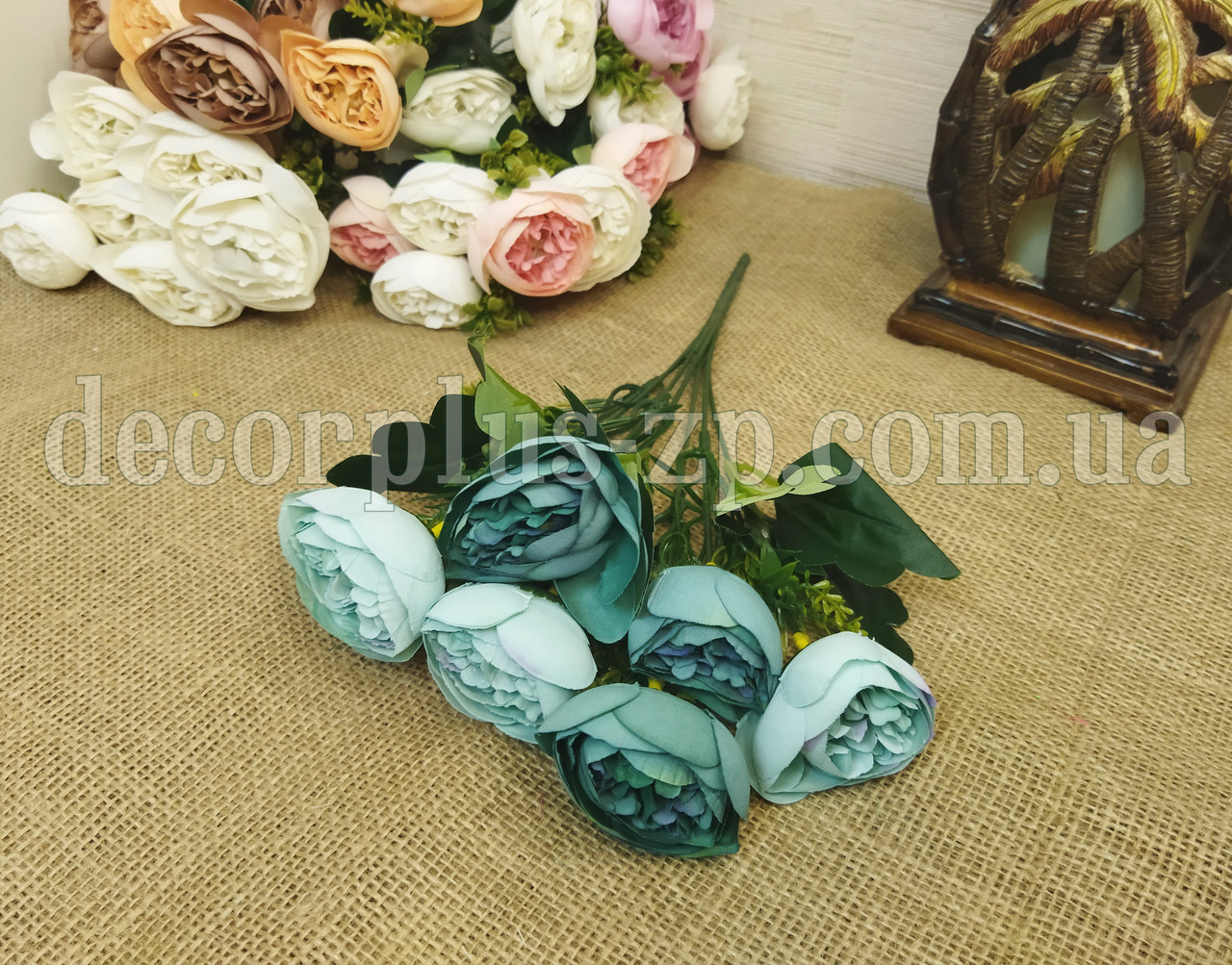 Букетик півоніі махрової (7 гілок), фото 1