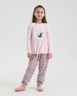 Піжама для дівчаток 8-15 років Котики  Nicoletta 95236