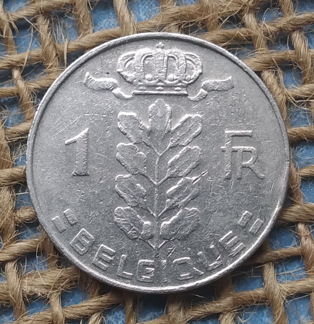 1 франк 1976 року. Бельгiя