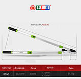 Гілкоріз садовий контактний професійний Sagawata, з ковадлом, телескопічний 675-1040 мм, редуктор, фото 10