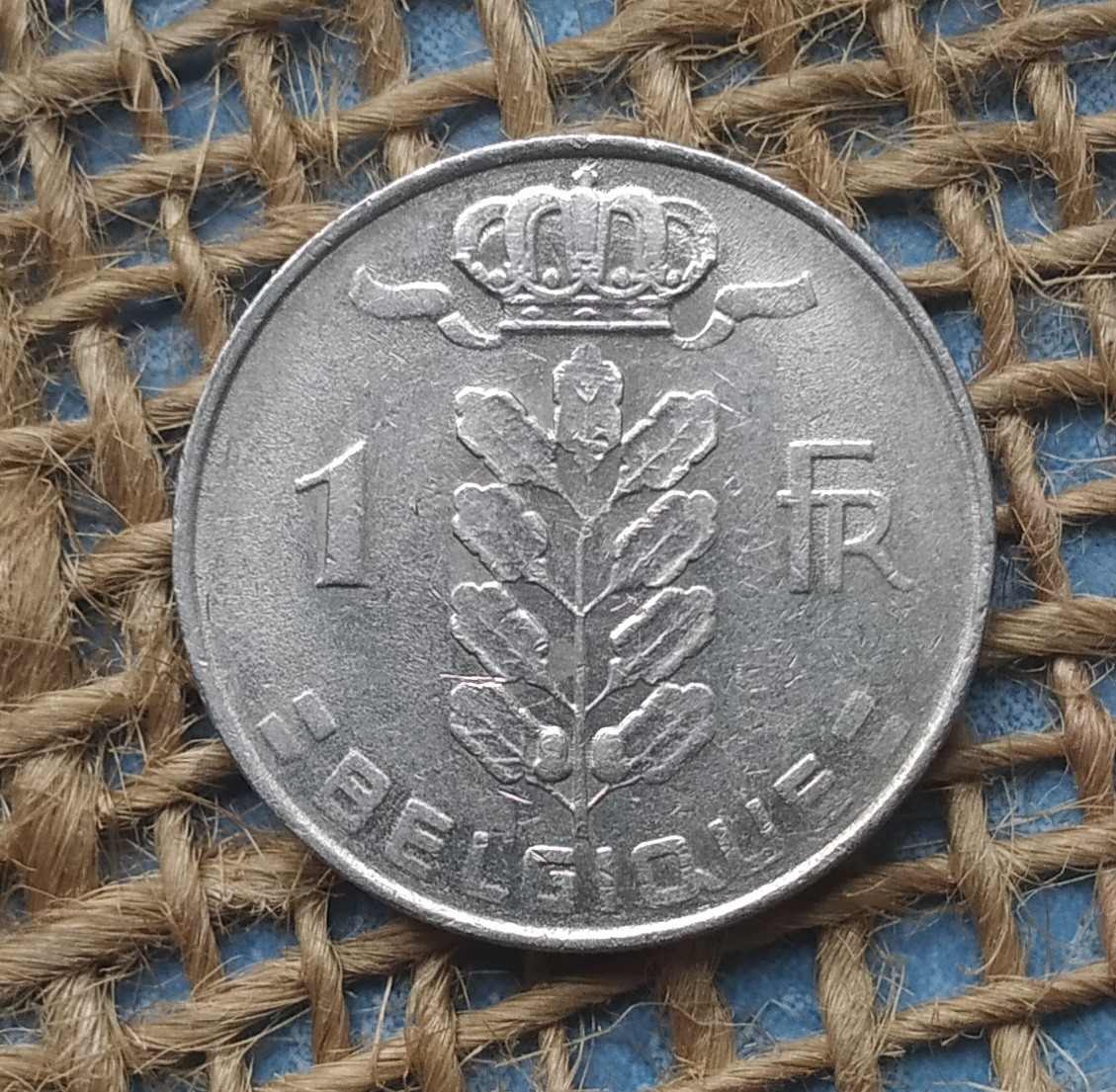 1 франк 1977 року. Бельгiя