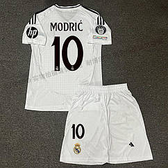 Форма футбольна біла Модріч 10 комплект Реал Мадрид Modric Real Madrid Adidas 2023/24