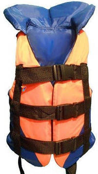 Водний рятувальний жилет двоколірний 30-50 кг.