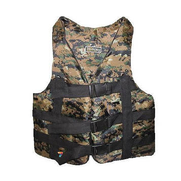 Рятувальний жилет Піксель (цифра) від 110 кг. до 130 кг. Страхувальний жилет камуфляж 110-130 кг.