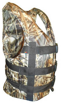 Рятувальний жилет Камуфляж Ліс Дуб від 50 кг. до 70 кг. Страхувальний жилет камуфляж 50-70 кг.