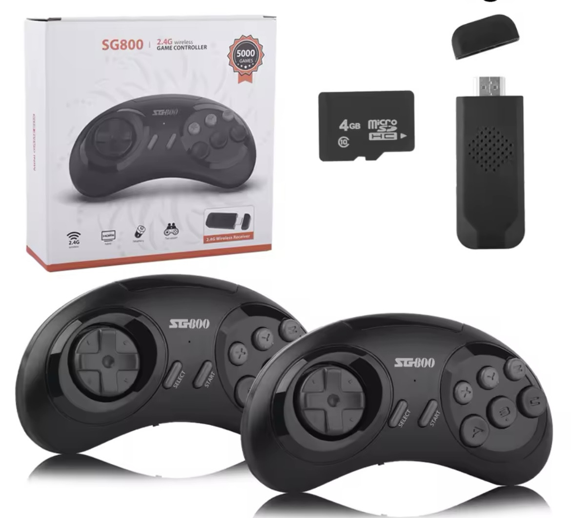 Ігрова приставка SG800 8 bit і 16 bit 4K для Sega Mega Drive SNES і NES Dendy з вбудованими ретроіграми