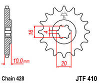 Звезда передняя JT JTF410.14