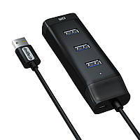 USB-хаб 4 Port USB 3.0 DM CHB007 — юсб концентратор на 4 порти юсб 3.0 (106899)