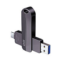 Зовнішній SSD-диск 128 GB USB 3.2 Type-A/USB Type-C — портативний твердотільний накопичувач DM US580-128 (7706902)