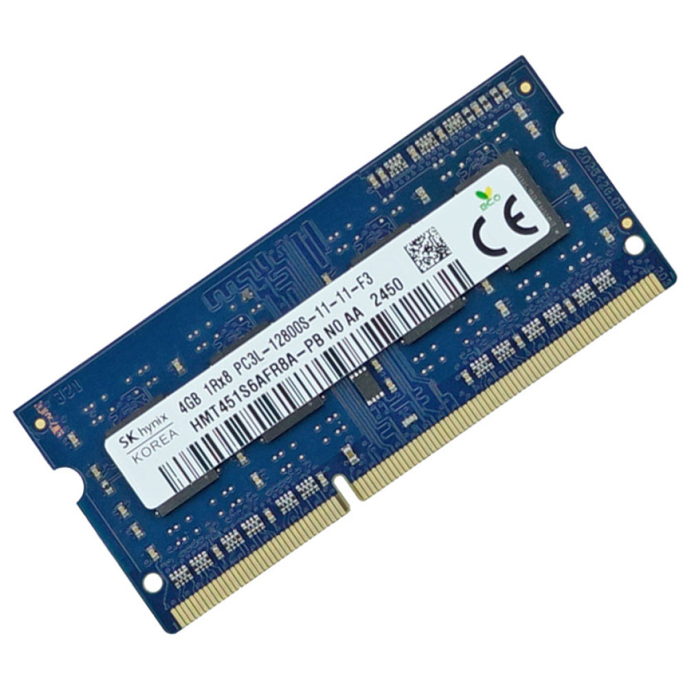 Оперативна пам'ять DDR3L 1600 4 GB PC3L-12800s для ноутбука SODIMM SK hynix HMT451S6AFR8A-PB (7706933)