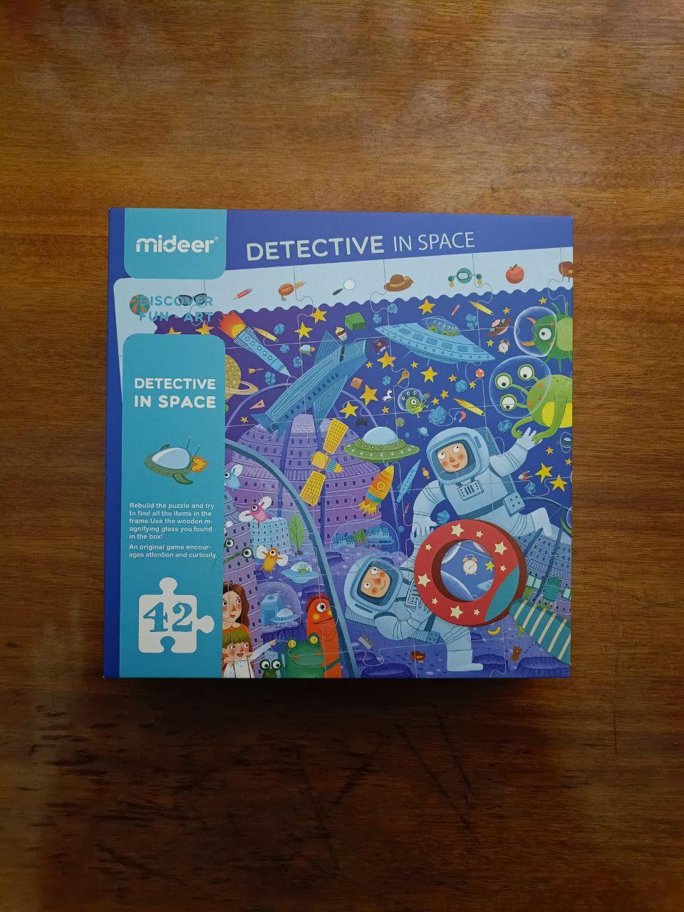 Дитячий пазл-детектив Detective in Space Mideer 3+, детектив у космосі, фото 1