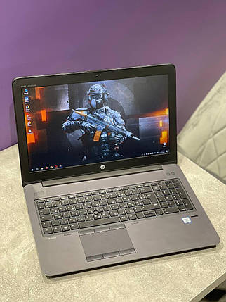 Б/в Ноутбук HP zBook 15 G3 15.6" 1920x1080| Core i7-6700HQ| 16 GB RAM| 512 GB SSD| Quadro M1000M 2GB, фото 1