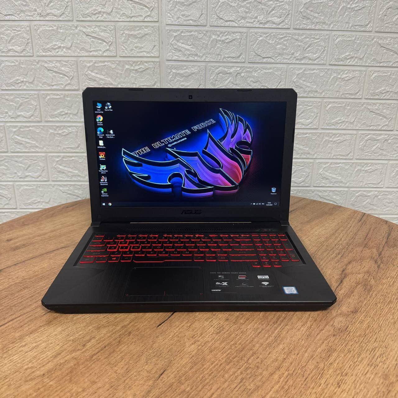 Б/в Ігровий ноутбук Б-клас Asus TUF Gaming FX504 15.6" 1920x1080| i5-8300H| 8GB RAM| 512GB SSD| GTX 1060 3GB