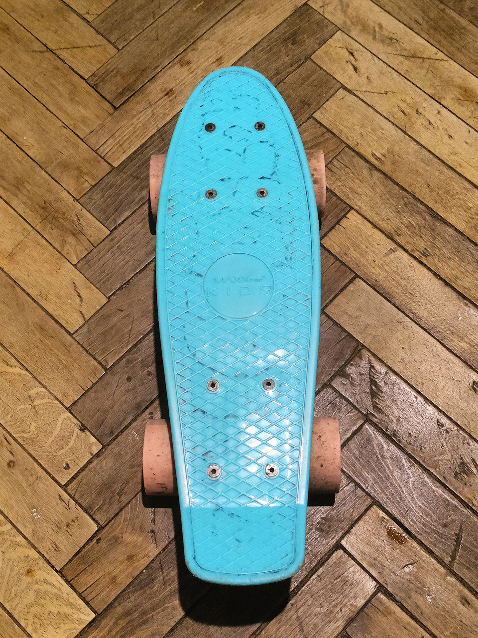 Пенні борд MaxxPro Kids Classic LS-P1705/blu 43х12.7 см, блакитний