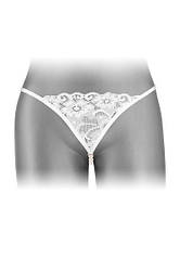 Трусики-стринги з перлинною ниткою Fashion Secret VENUSINA White (м'ята упаковка!!!, Київ