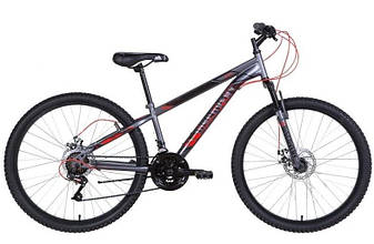Велосипед DISCOVERY 26" RIDER AM DD рама 18" чорний/червоний