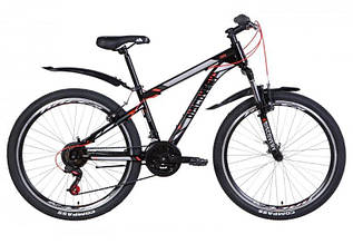 Велосипед DISCOVERY 26" TREK AM Vbr рама 15" чорний/червоний