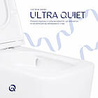 Унітаз підвісний Qtap Gemini безободковий з сидінням Soft-close QT2533076EUQW, фото 6
