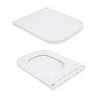 Унітаз підлоговий Qtap Tern Ultra Quiet безобідковий з сидінням Soft-Close QT17222175AUQ1W White, фото 8