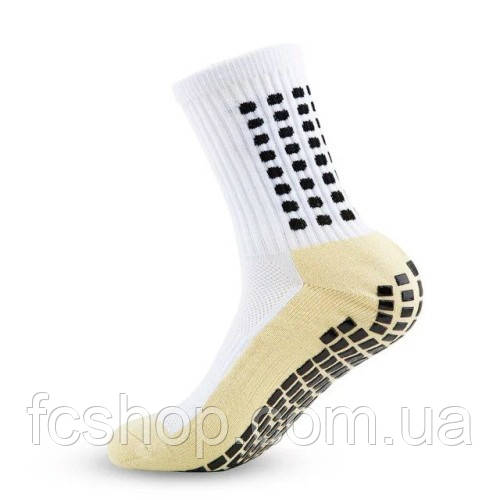 Шкарпетки тренувальні Trusox білі — жовті 14032025-WY, Білий, Розмір (EU) — 33-39