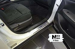 Захист порогів - накладки на пороги Mitsubishi ASX з 2010 р. (Premium)