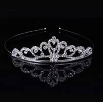 Діадема для дівчинки ошатна з кристалами