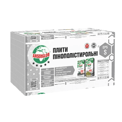 ПЕНОПЛАСТ ANSERGLOB EPS-S 1х1м (100 мм), фото 3