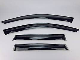 Дефлектори вікон (вітровики) Audi A4 4D 2008-2015 (B5) combi 4 шт (HIC)