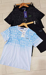 Трикотажний комплект для хлопчика шорти та футболка в чорному кольорі в 140 розмірі