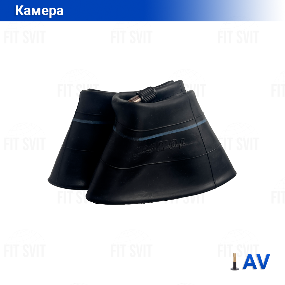 Камера на електросамокат 10'' х 3.00 прямий ніпель