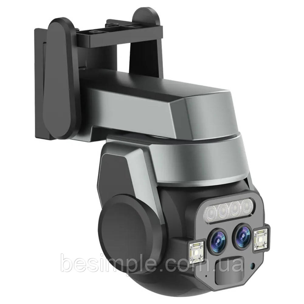 Вулична камера відеоспостереження з WiFi та підсвічуванням, Q 812 / IP камера зі зумом / Вайфай камера спостереження, фото 1