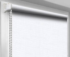 Рулона штора, тканина ЛЬОН білий