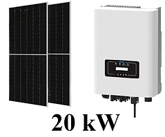 Мережева сонячна електростанція 20kW для будинку
