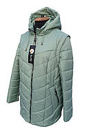 Жіноча тепла розбірна куртка-жилет від виробника "2025".