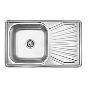 Кухонна мийка Kroner KRP Satin — 7848 (0.8 мм)