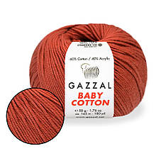 Gazzal Cotton Baby, Теракот №3453