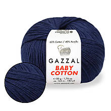Gazzal Cotton Baby, Темно-синій №3438