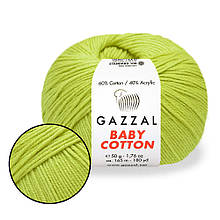 Gazzal Cotton Baby, Оливка №3457