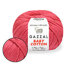 Gazzal Cotton Baby, Півонія №3458