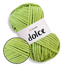 YarnArt Dolce, Оливковий №799, плюшева пряжа