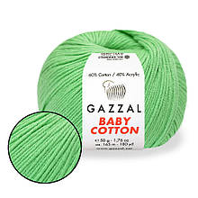 Gazzal Cotton Baby, Салатовий №3466