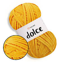 YarnArt Dolce, Апельсин №853, плюшева пряжа