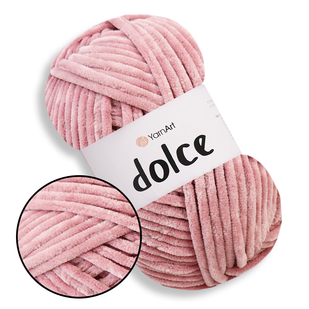 YarnArt Dolce, Суха троянда №769, плюшева пряжа