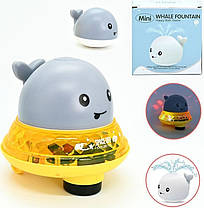 Іграшка рухома музична для ванної Кит із фонтаном, фото 5