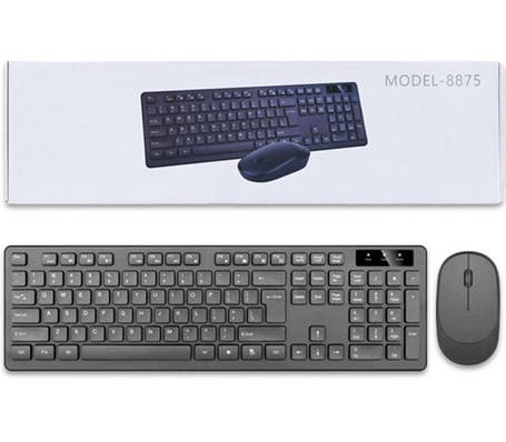 Бездротова клавіатура та миша 8875, фото 1