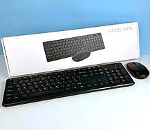 Бездротова клавіатура та миша 8875, фото 4